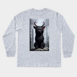 Shrouded in Howls Kids Long Sleeve T-Shirt